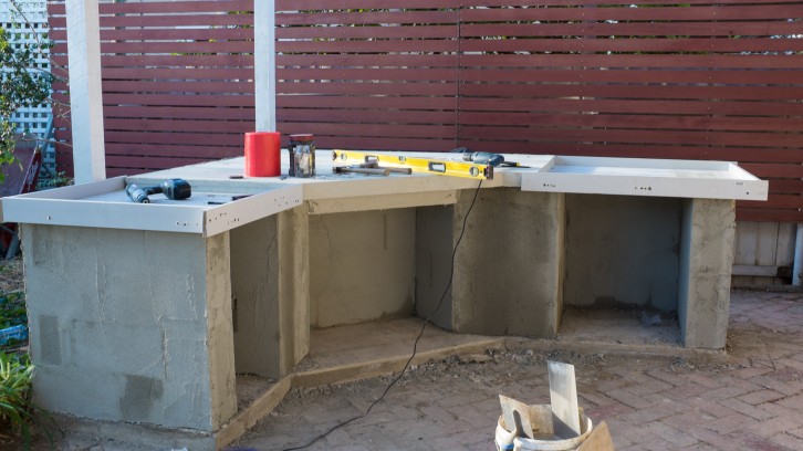 Hebel Slab, Base Coat Render, Table Tops!