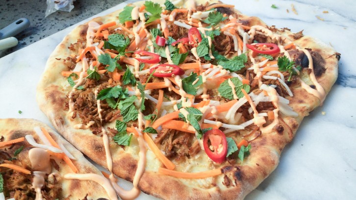 Bahn Mi (Barn Me) Pizza. A Revelation.